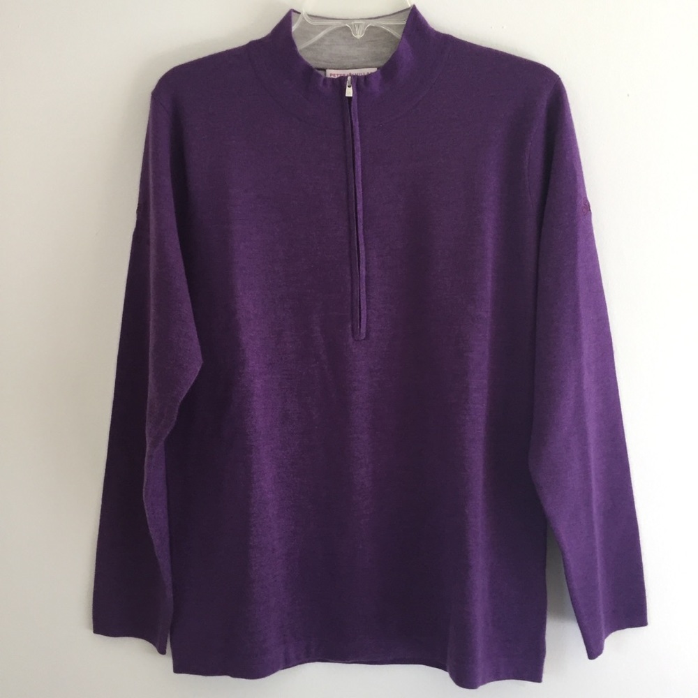 Peter Millar Purple Cashmere Sweater NWOT - L